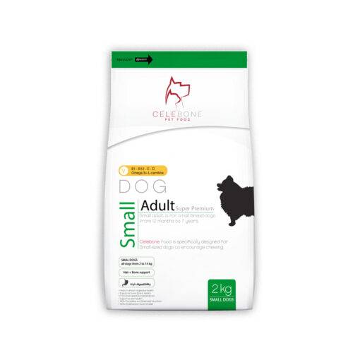 Celebone-dog dryfoodsmall- غذای خشک سگ بالغ نژاد کوچک برند سلبن