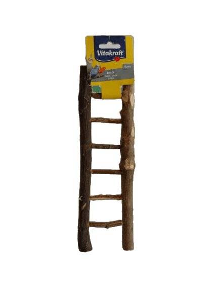 vitakraft ladder نردبان چوب طبیعی مناسب پرندگان متوسط و کوچک